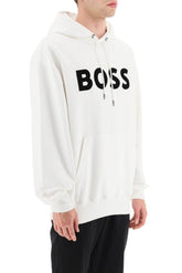 'SULLIVAN' FLOCKED LOGO HOODIE